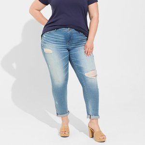 Torrid Boyfriend Straight Vintage Stretch Mid-Rise Jean 14 Regular 14R